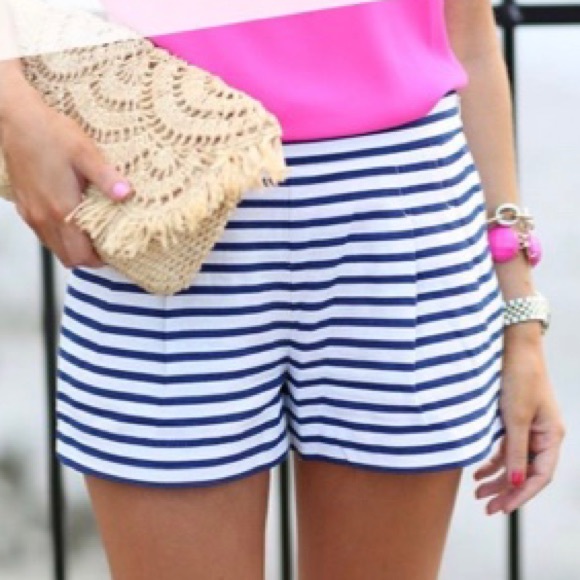 J. Crew Pants - Perfect for the 4th!! J Crew Stripped Shorts